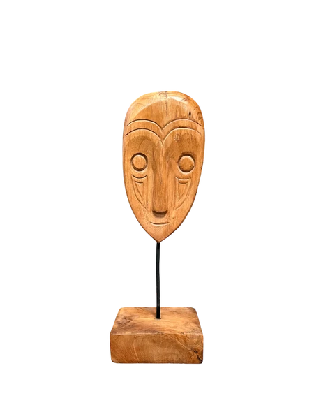 Triste Wood Decoration On Stand